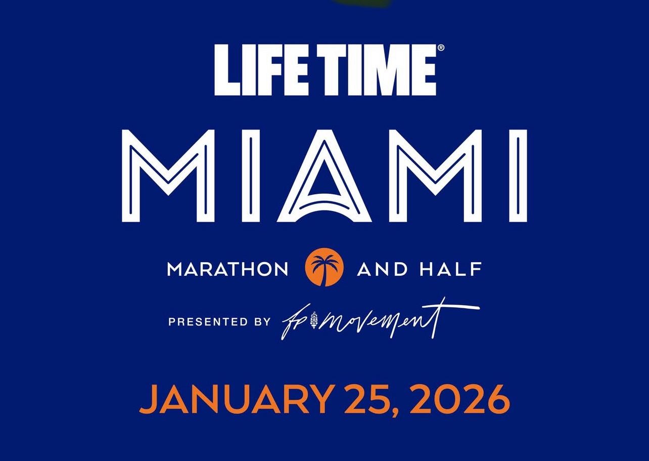 Miami Marathon Bib For Full Or Half Marathon
