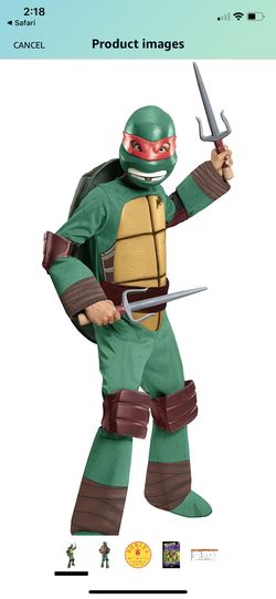 Rafael Ninja Turtle costume size Large