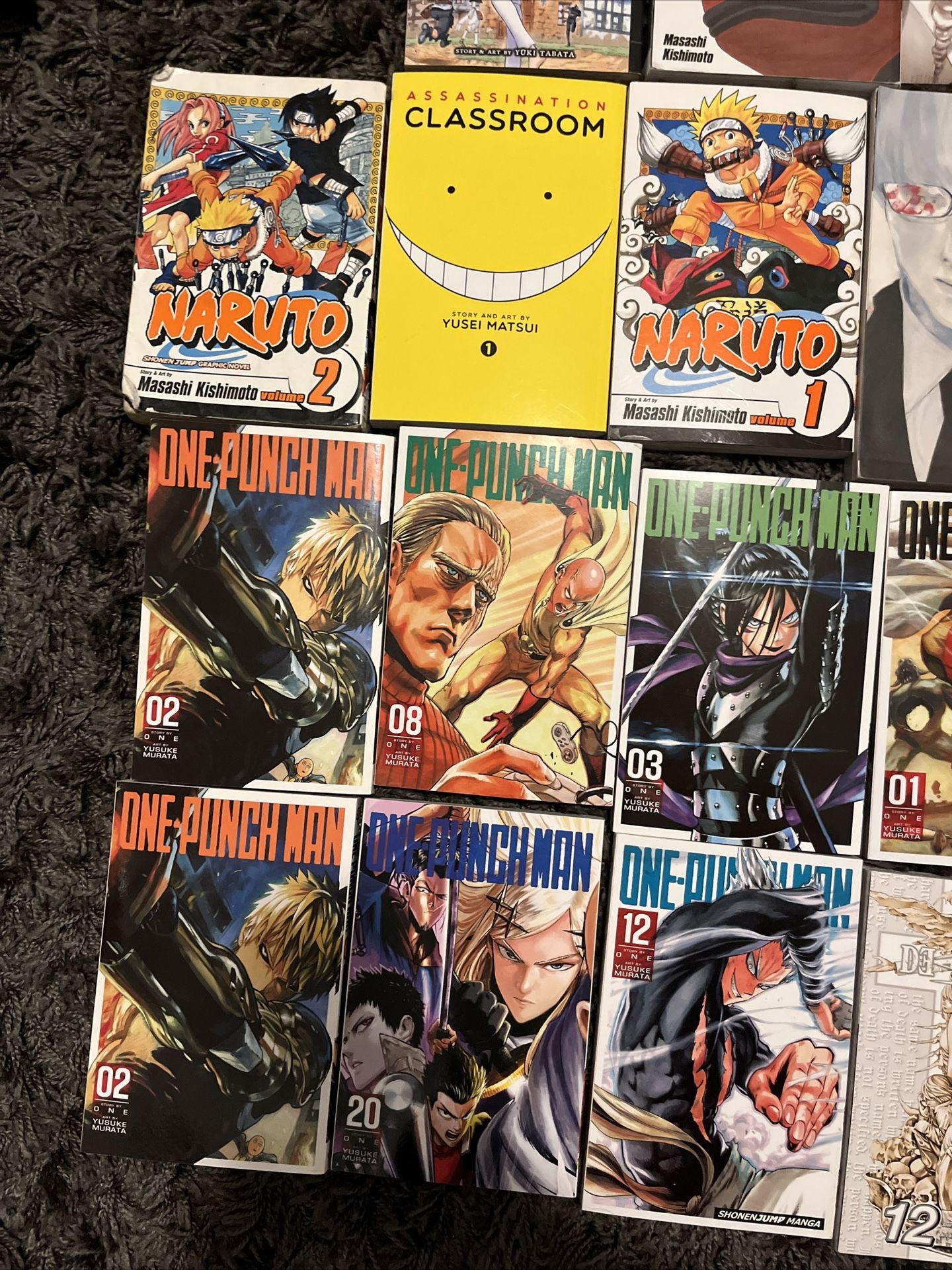 23 MANGA BOOK LOT JAPANESE ANIME Naruto, AOT, One Punch Man Tokyo Ghoul  Parasyte for Sale in Chicago, IL - OfferUp