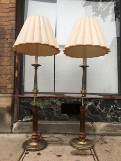 Pair of Antique Table Lamps