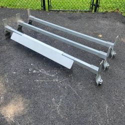AMERIACAN VAN ALLOY / ALUMINUM  3 BAR  ROOF/ LADDER RACK WITH  AIR DEFLECTOR 