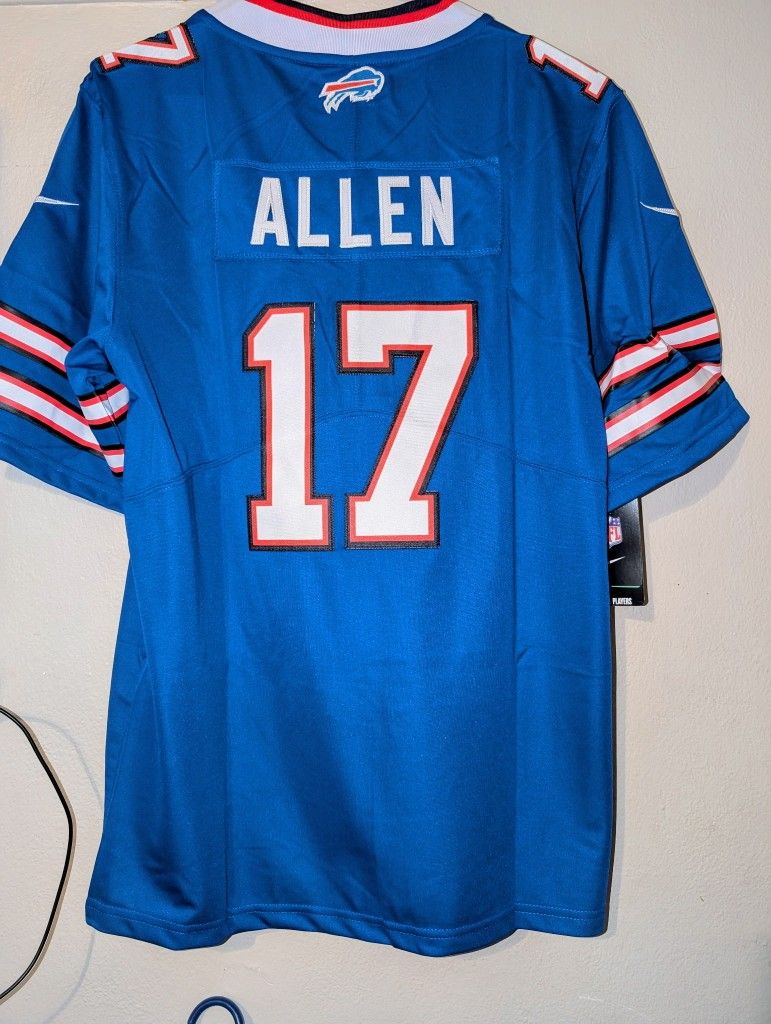 Buffalo Bills Josh Allen Jersey Sizes S Thru 3X