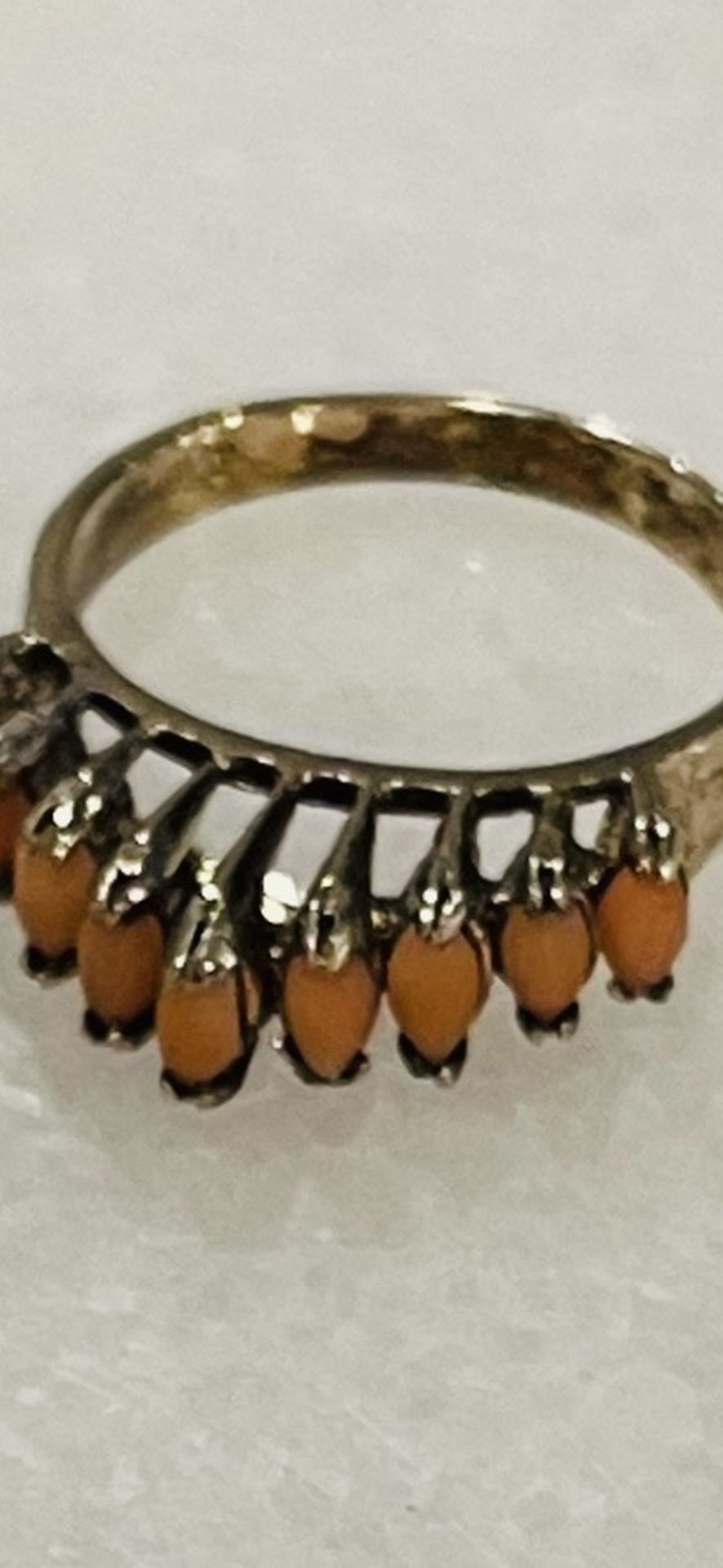 Vintage Coral Ring