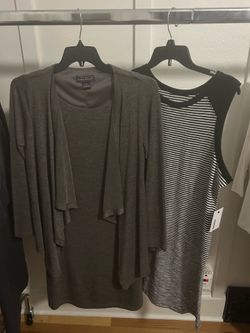 2 DRESSES SIZE LARGE