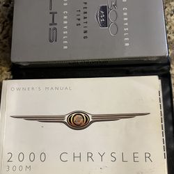 2000 Chrysler Owners Manual