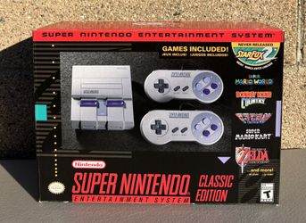 Nintendo Super NES Classic Edition Gaming Console - Grey