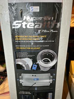 NEW Open Box Hyper Fan Stealth 8” 710 CFM