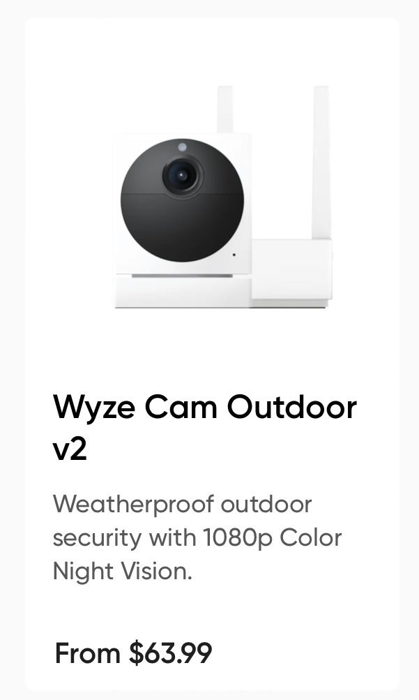 Wyze Cam Package