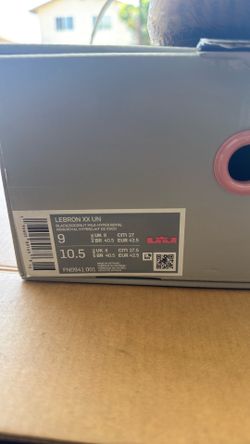 LeBron XX UN size 9