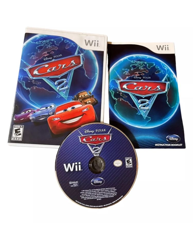 Cars 2: The Video Game (Nintendo Wii, 2011) CIB Tested