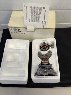 Harley-Davidson Pocket Watch and Eagle Display Set