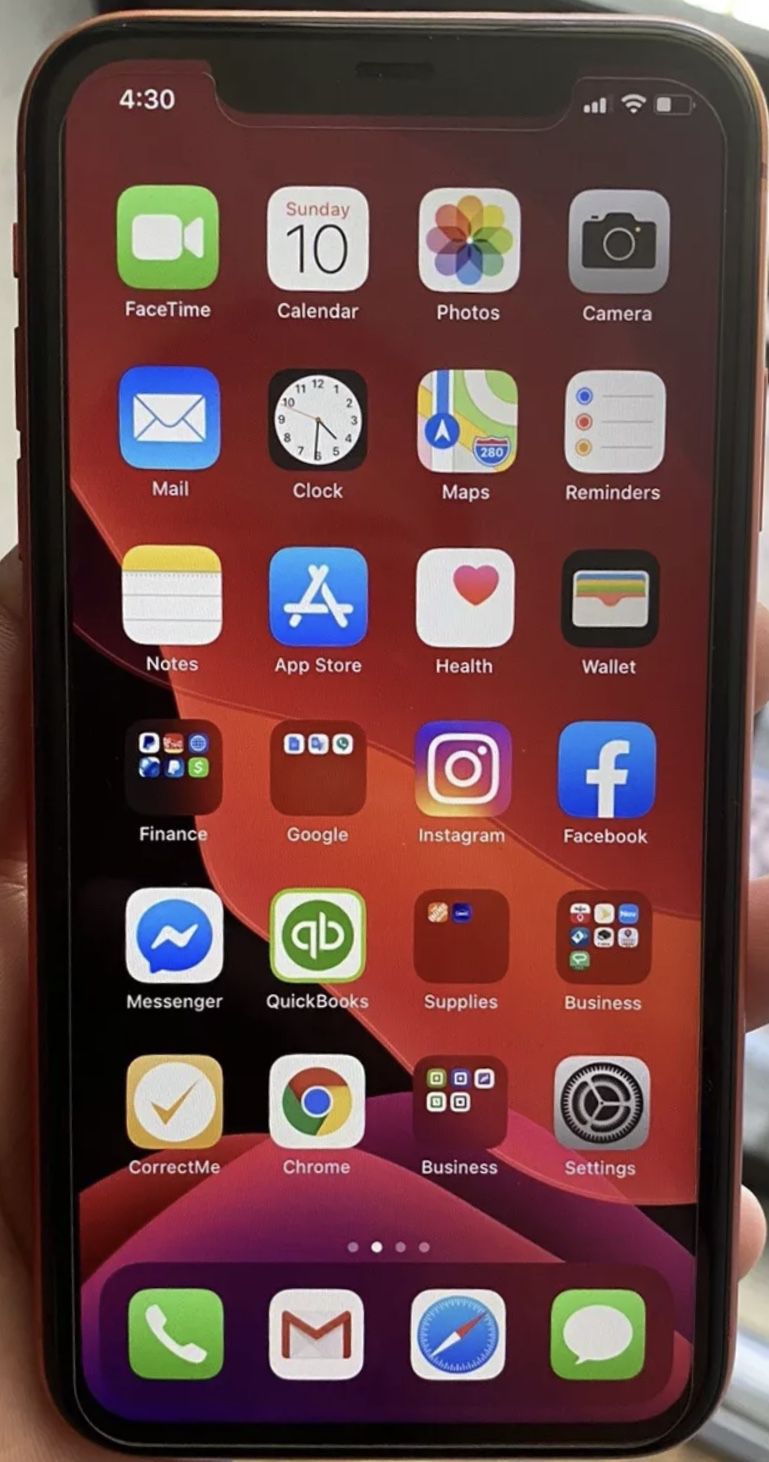 iPhone 11 Red 64 GB Sprint Unlocked GSM in box and unused accessories In Apple warranty 12/27/2020