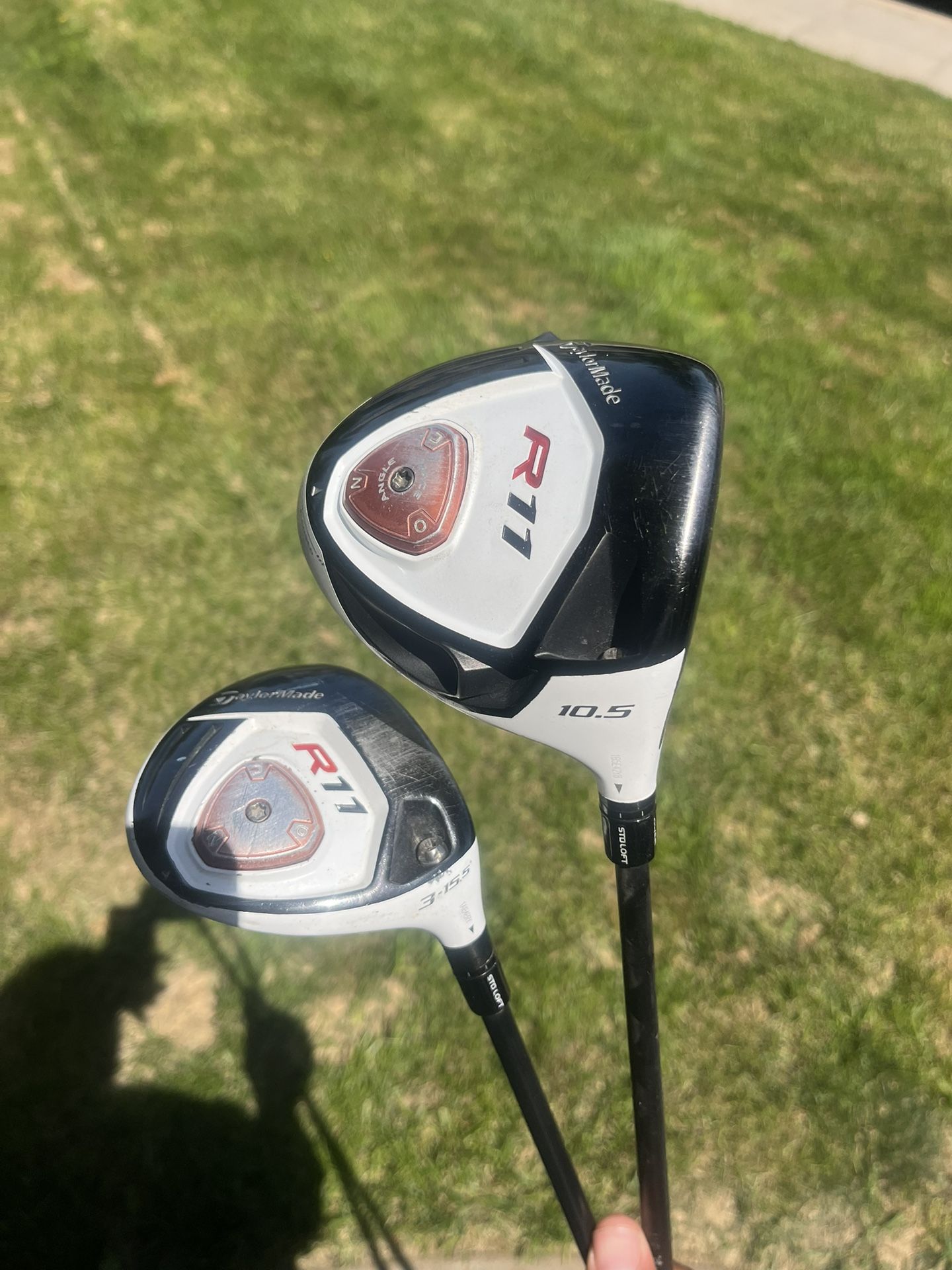 Taylormade R11 Golf Driver And 3w