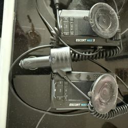 2 Escort Max3 Radar Detectors $215 each. Cash Sale Only.
