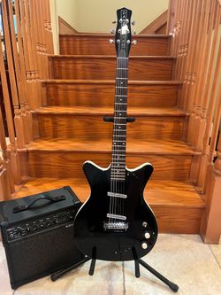 Danelectro 59 Nos+ (Mint) w/ Line 6 Spyder V 20 Effects Amp (Brand New)