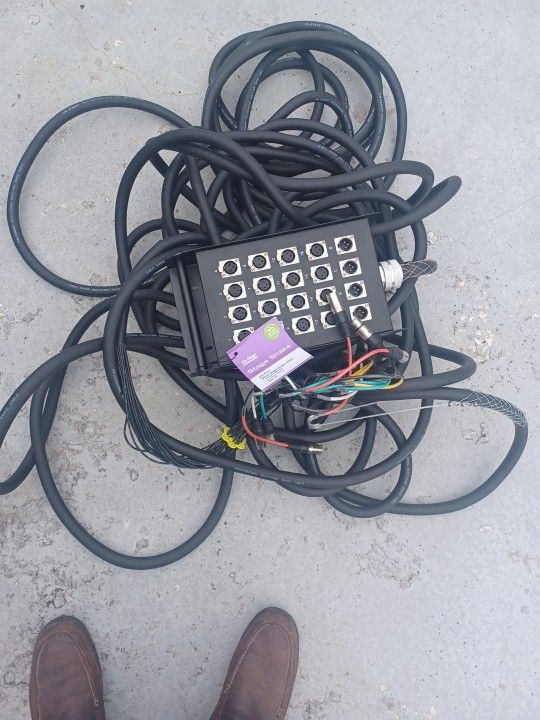 ON STAGE SNAKE  16X4X100 AUDIO CABLE