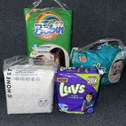 Diapers And Training Pants ( Price Below In Description)