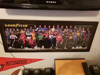 Framed Nascar photo