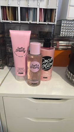 Pink Self care Set Victoria Secret 
