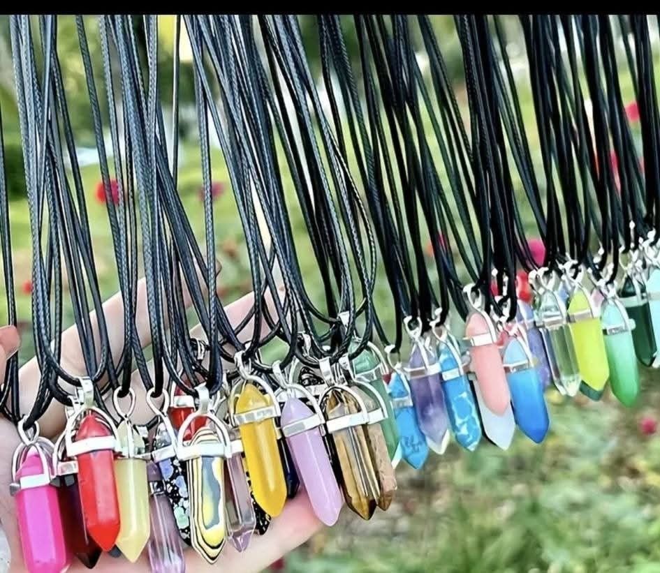 Beautiful Crystal necklaces/pendants Various colors. ** 3 for $10 sale!!**