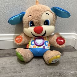 Fisher-Price Laugh & Learn Smart Stages Puppy Plush Learning Toy for Baby, Infants and Toddlers