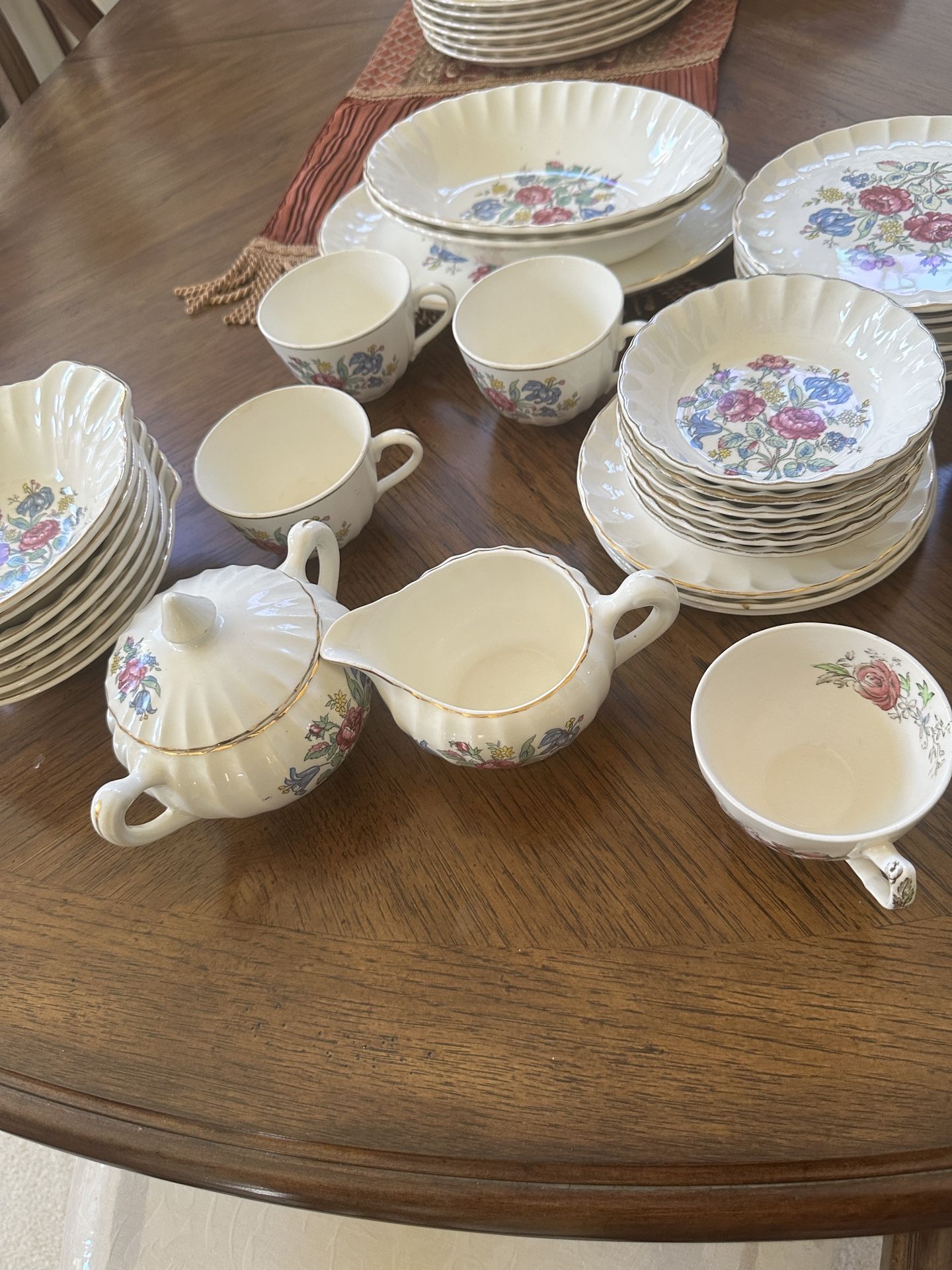 Vintage 1870 W.S. George Bolero China Dishes