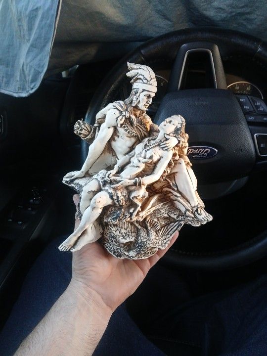  Aztec Statue Vintage