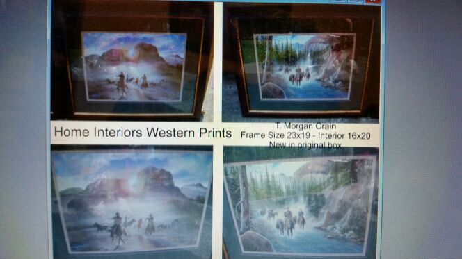 Home Interiors Cowboy/Western prints T. Morgan Crain