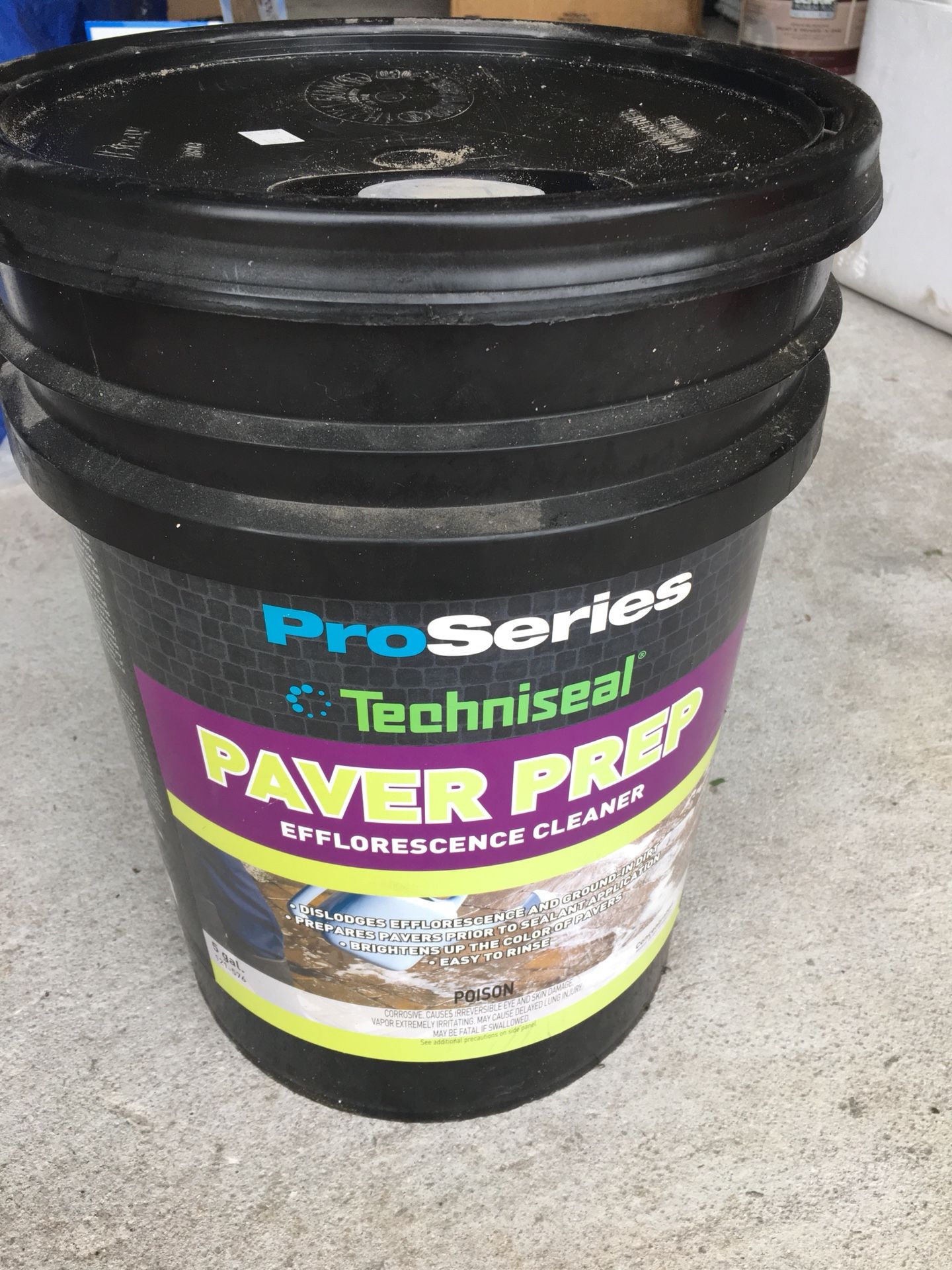 Techniseal Paver Prep - efflorescence cleaner - best paver cleaner