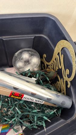 Free Christmas lights and ornaments