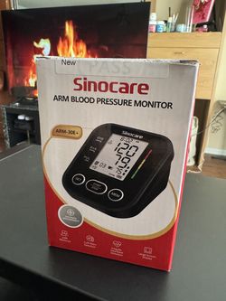 Sinocare Arm Blood Pressure Monitor (ARM-30E+) – Digital Upper Arm BP Monitor
