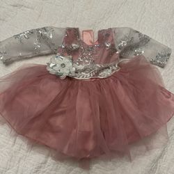 Babygirl Party Dress 3/6 Months 