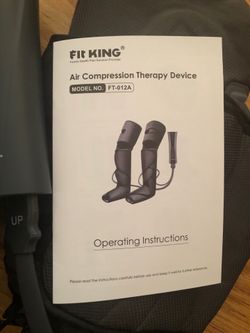 FIT KING Air Compression Recovery System, Sequential Device for Fast Recovery, Foot and Leg Massager Boots to Enhance Sports Performance, FSA-HSA (Med
