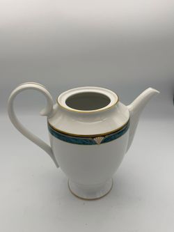 RARE Gorham Edgemont Gold China Coffee Pot Teapot Base Only No Lid Japan