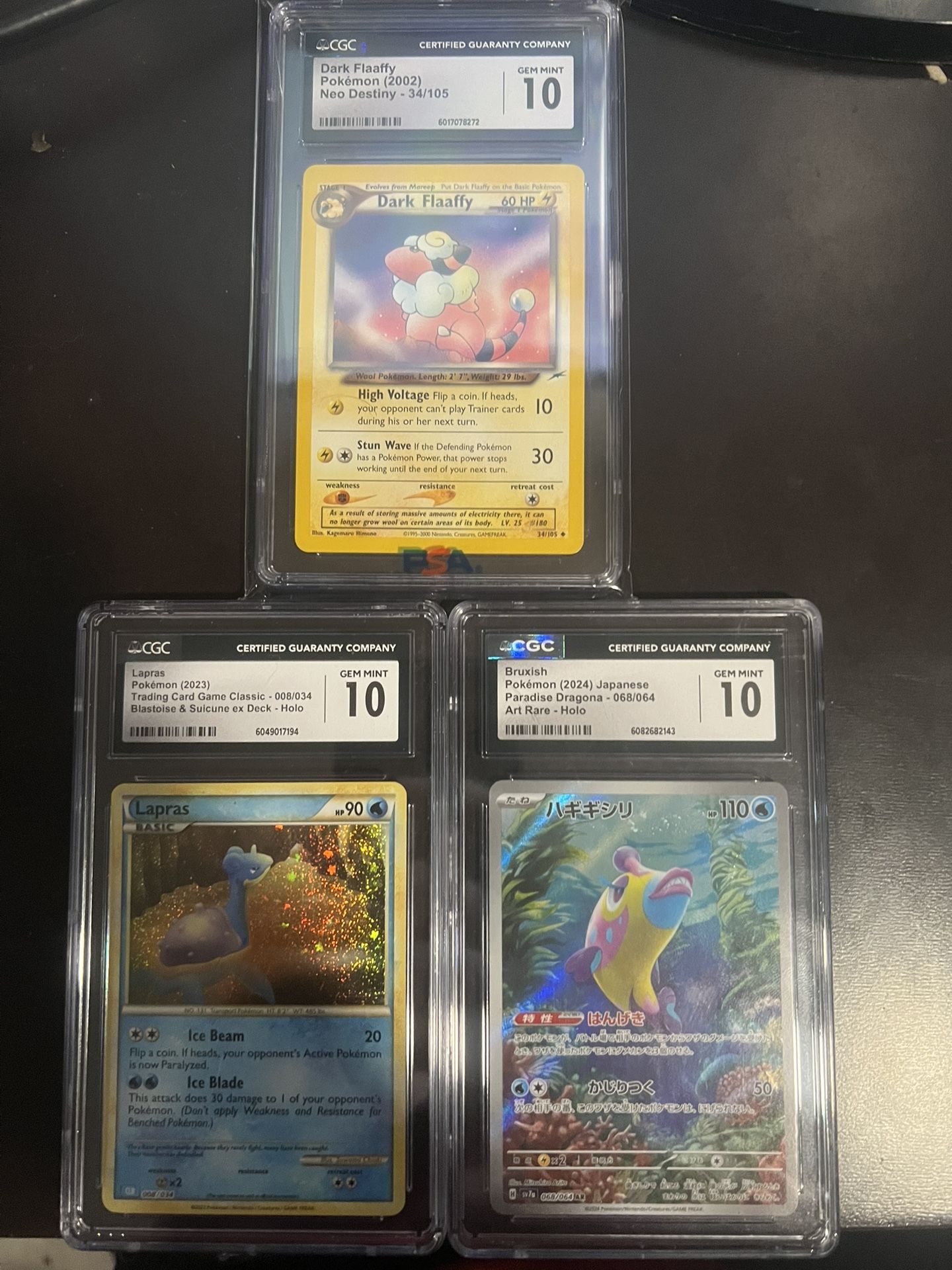 CGC 10 Pokemon Slabs For Sale Or Trade