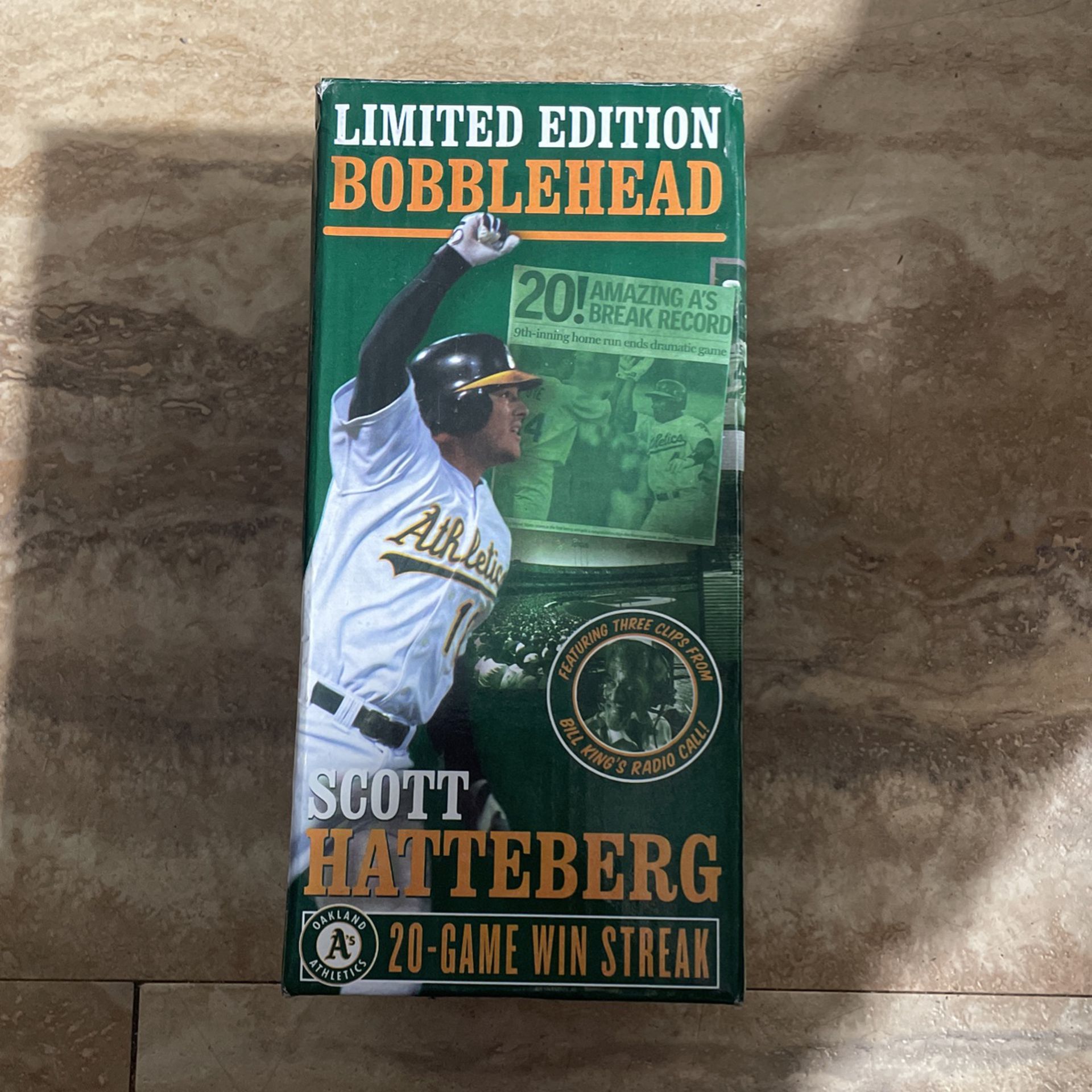 Athletics Hat, Blanket And Bobble Head