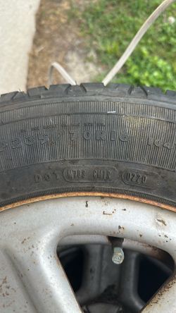 4 rims with tires