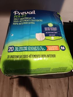 Prevail  2XL 20 pair 5 packs