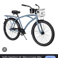 Huffy Hawthorn 26" Men's Cruiser Bike - Stone Blue