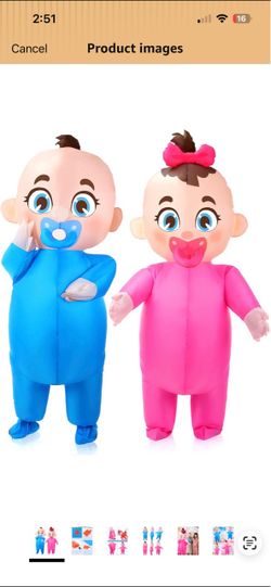 NEVER USED Gender Reveal items.