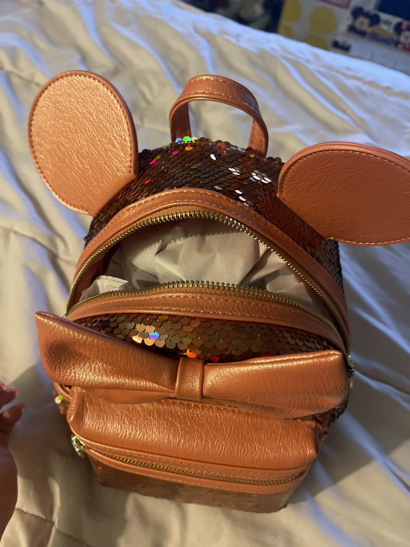 Disney Loungefly Peach Punch Backpack