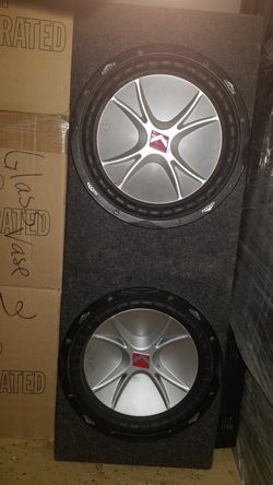 12" speakers kickers with amplifier