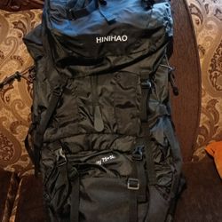 HINIHAO Capacity 75+5L Camping Backpack ( Brand New, Never Used ) For $15