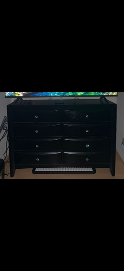 Black dresser