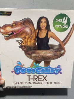 🦖 PoolCandy T-Rex Large Dinosaur Pool Tube – NEW in Box
