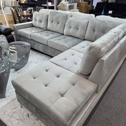 🍀🍀 Sofá Sectional Grey 