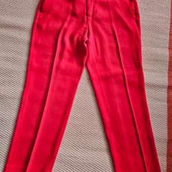 Banana republic avery ankle pant ,color neon coral pink, size 8
