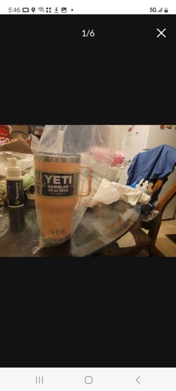 Yeti Rambler Mug With Straw Lid 35 Fl. Oz. Backcountry Peach Won't Sell For Cheaper