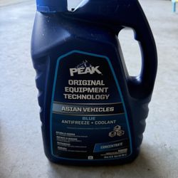 PEAK Original ffEquipment Technology Asian Vehicles Blue Antifreeze and Coolant Ready-To-Use