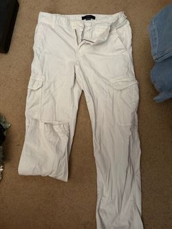 White Cargo Pants